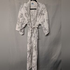 Floral Print Women's Robe